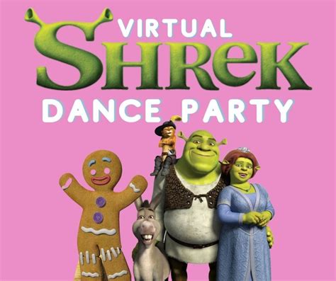 Free Virtual Shrek Dance Party (age 7-12) [02/18/21]