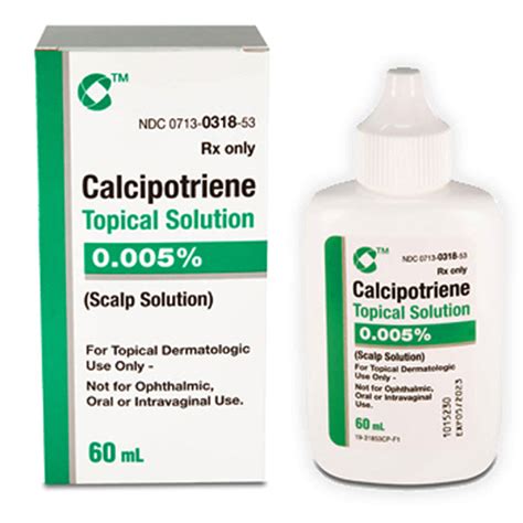 Calcipotriol Topical Scalp Solution 0.005%, 60 mL Bottle (Rx ...