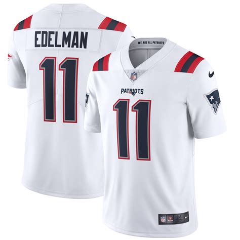 Men's Nike Julian Edelman White New England Patriots Vapor Limited Jersey