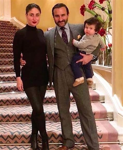 Latest Pictures Of Kareena Kapoor And Saif Ali Khan With Son | Reviewit.pk