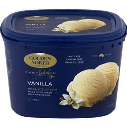 Golden North Ice Cream Vanilla Tub 2l | Woolworths