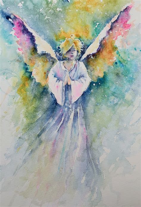 Watercolour Angel | Art By Boon