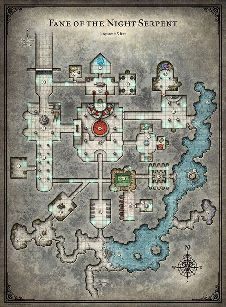 24 Tomb of Annihilation - Maps ideas | fantasy map, dungeon maps ...