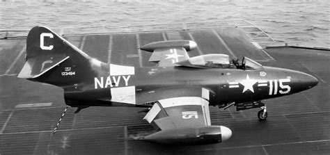 A U.S. Navy F9F Panther Has the First Recorded Jet-On-Jet Shootdown ...