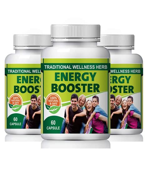 Natural Energy Booster for increase stamina body Capsule 180 no.s Pack ...