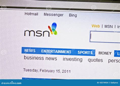 Homepage Msn