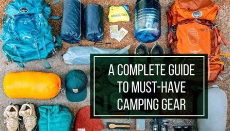 Essential Camping Gear: A Complete Checklist