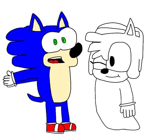 Sonic scared of Ghost Amy by JoeyHensonStudios on DeviantArt