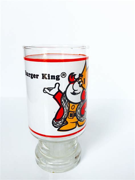 Vintage Burger King Collectible Glass | Glass collection, Vintage housewares, Vintage