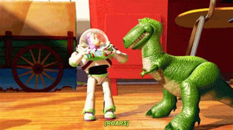 Toy Story Rex GIF - Toy Story Rex Roar - Discover & Share GIFs