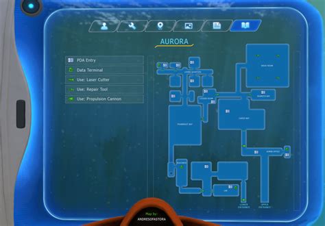 Map of the Aurora : r/subnautica