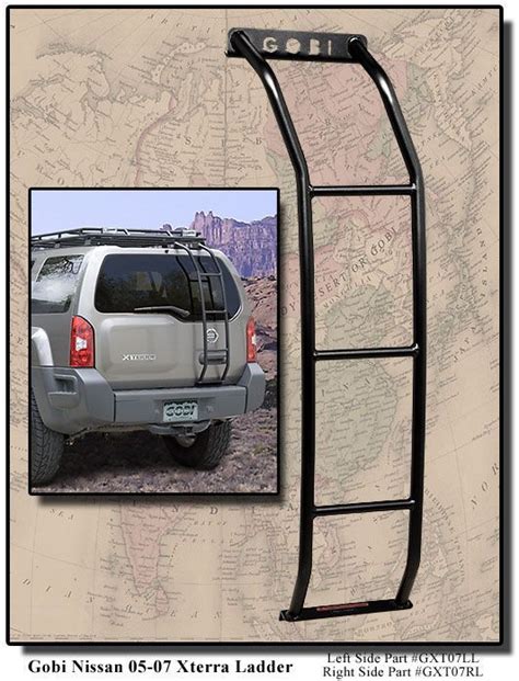 Have - Gobi Nissan Xterra Ladder - GNXL - Nissan Gobi Roof Racks 2015 Nissan Xterra, Nissan 4x4 ...