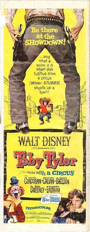 Toby Tyler | Disney movie posters, Classic disney movies, Disney live action movies