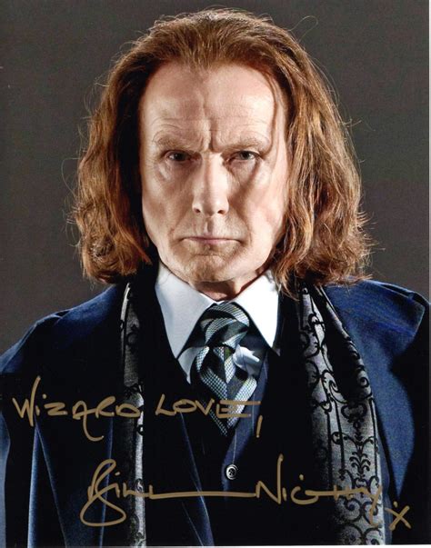 Bill Nighy – Signed Photo – Harry Potter and the Deathly Hallows: Part ...