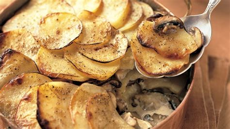 Yukon Gold Potato and Wild Mushroom Gratin Recipe | Bon Appétit