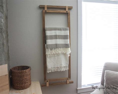 DIY Wall Blanket Ladder – The Inspired Workshop