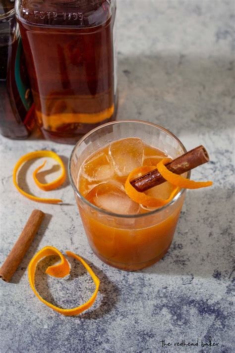 Pumpkin Old-Fashioned #PumpkinWeek | The Redhead Baker