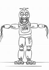 FNAF Lady Chica Coloring Page  Free Printable Pages For Kids sketch template