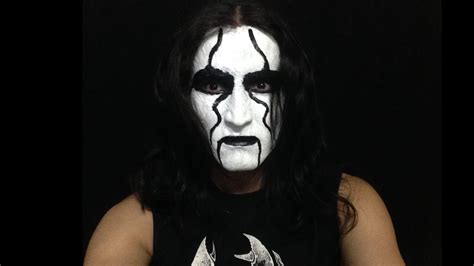 Sting "Crow" Face Paint (Time Lapse) - YouTube