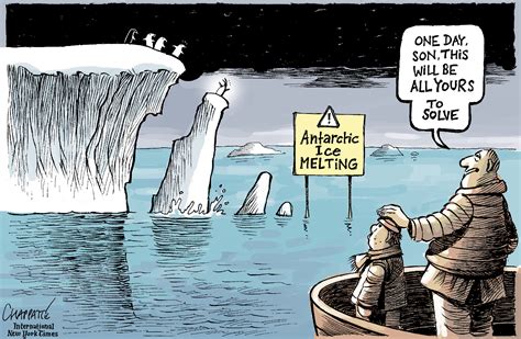 Antarctic ice is melting | Globecartoon - Political Cartoons - Patrick ...