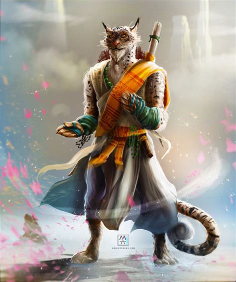 ArtStation - Tabaxi Monk: D&D Character Design, Mike Andreoli | Character design, Artwork, D d ...