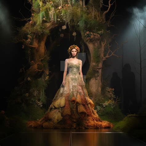 Enchanted forest dress inspired by Coolarts223 on DeviantArt