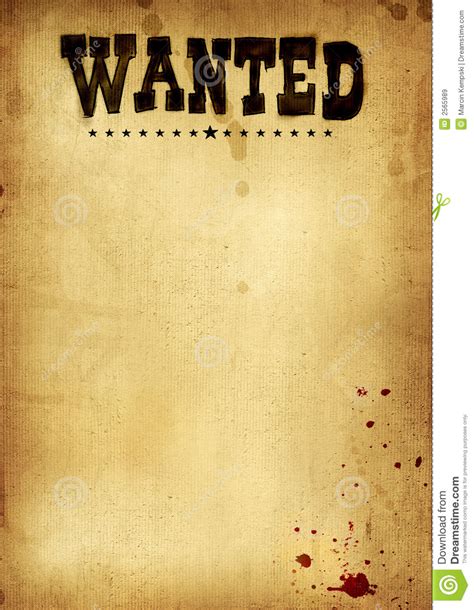 Printable Wanted Sign