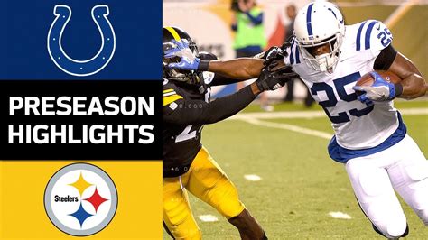 Colts vs. Steelers | NFL Preseason Week 3 Game Highlights - YouTube