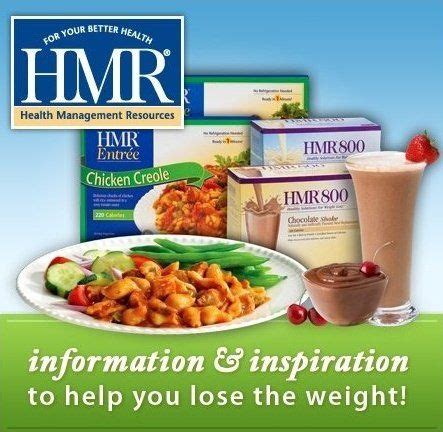 HMR - Health Management Resources. This program has helped me lose more ...