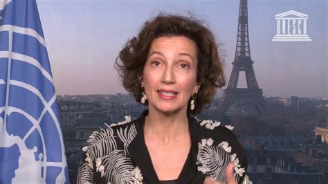 Message of Audrey Azoulay, Director-General of UNESCO, for World Day ...