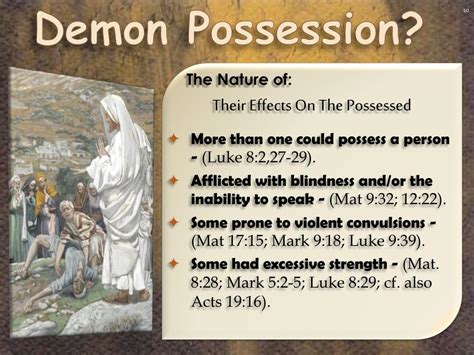 PPT - What Does The Bible Say About Demon Possession? PowerPoint Presentation - ID:167786