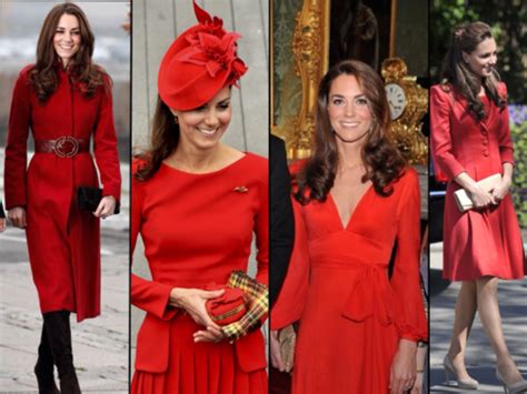 Duchess Catherine in red - The British Royal Family Fashion Fan Art (31402031) - Fanpop