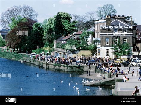 White Cross Hotel and River Thames, Richmond, Surrey England UK English ...