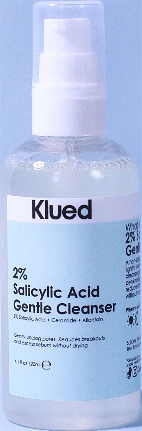 Klued 2% Salicylic Acid Gentle Cleanser ingredients (Explained)