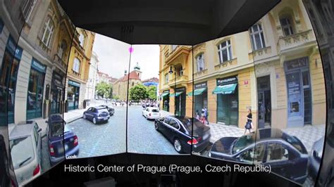 Google Street View Navigation on Immersive 360° Display - YouTube