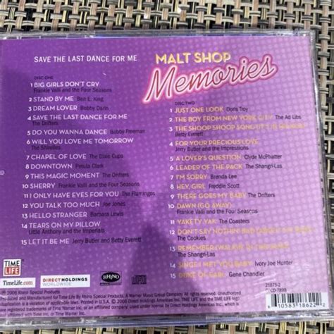 MALT SHOP MEMORIES Save The Last Dance For Me 2 CDs. **MINT LIKE NEW*** | eBay
