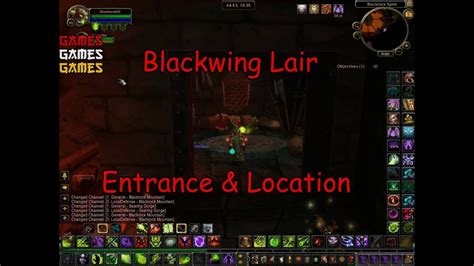 Blackwing Lair Raid Entrance and Location - YouTube