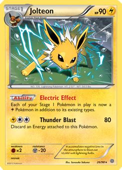 Jolteon | XY—Ancient Origins | TCG Card Database | Pokemon.com