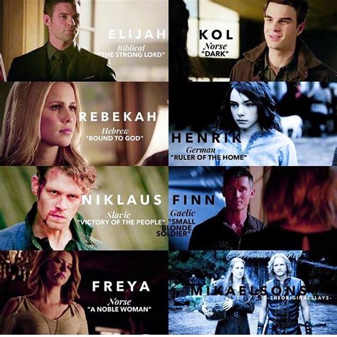 The Mikaelson Family Vampire Diaries The Originals, The Originals Tv, Vampire Diaries Cast, Tvd ...