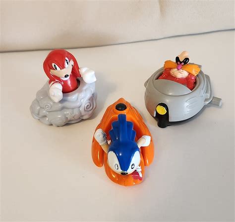 Vintage Sonic The Hedgehog Toys Mcdonalds Happy Meal 90s Sega Israel ...