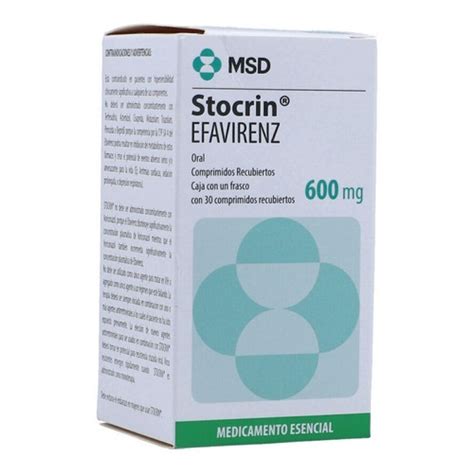 Stocrin 600 Mg. 30 Comp. — Farmacia El túnel