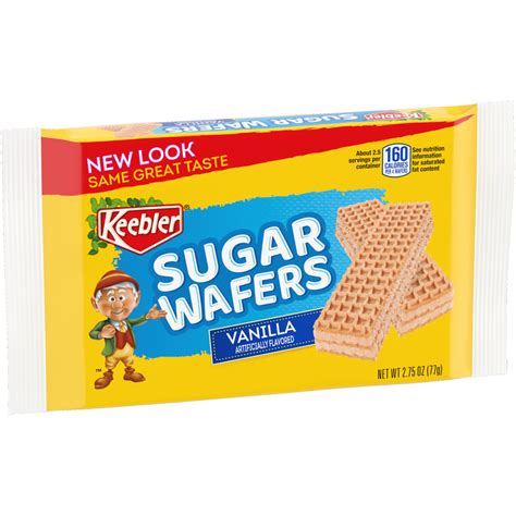 Keebler Sugar Wafers Vanilla King Size - 4.4oz (124g) | Poppin Candy