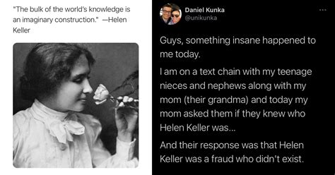 Twitter Reacts To Helen Keller Denial Conspiracy Theory - Memebase ...