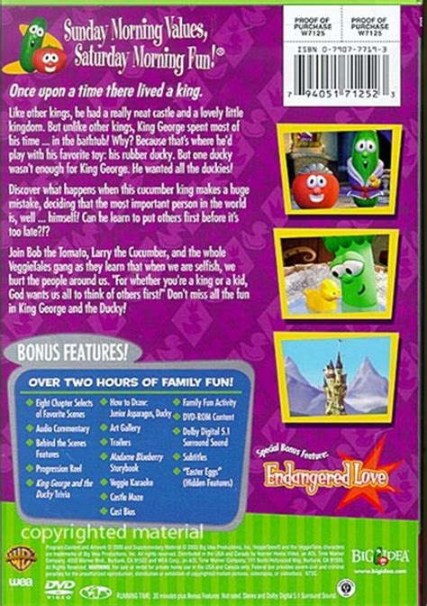 Veggie Tales: King George And The Ducky (DVD 2000) | DVD Empire