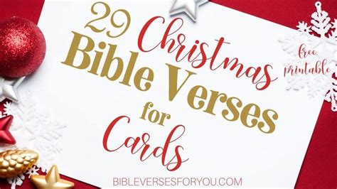 29 Beautiful Christmas Bible Verses for Cards - Bible Verses for You