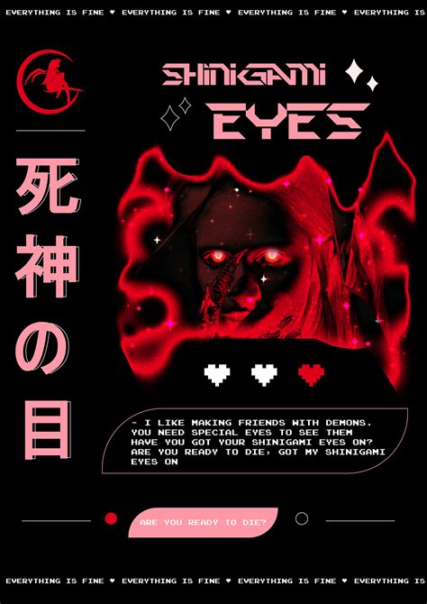 POSTER DESIGN - GRIMES SHINIGAMI EYES on Behance