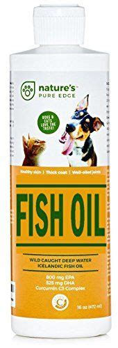 FISH OIL FOR DOGS and CATS with TURMERIC and Omega 3 Complex - Helps: Inflamed Skin and Joints ...