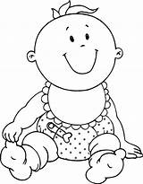 Very Cute Baby Boy Coloring Page  Wecoloringpagecom sketch template