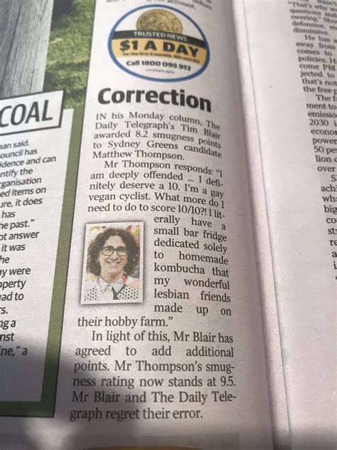 Spotted in the Daily Telegraph this morning. Well played. : r/australia