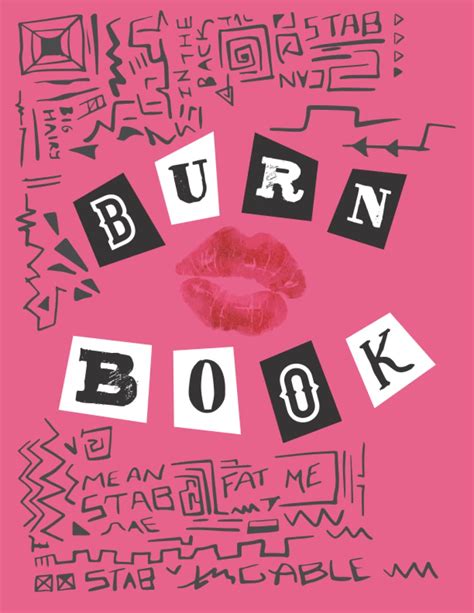 Buy Burn Book: Mean Girls inspired | Its full of secrets! - Blank Notebook/Journal - 8.5" x 11 ...